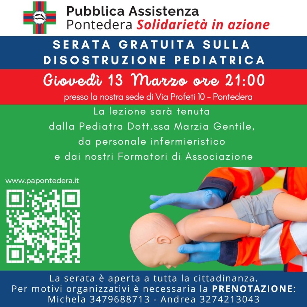 Serata sulla disostruzione pediatrica