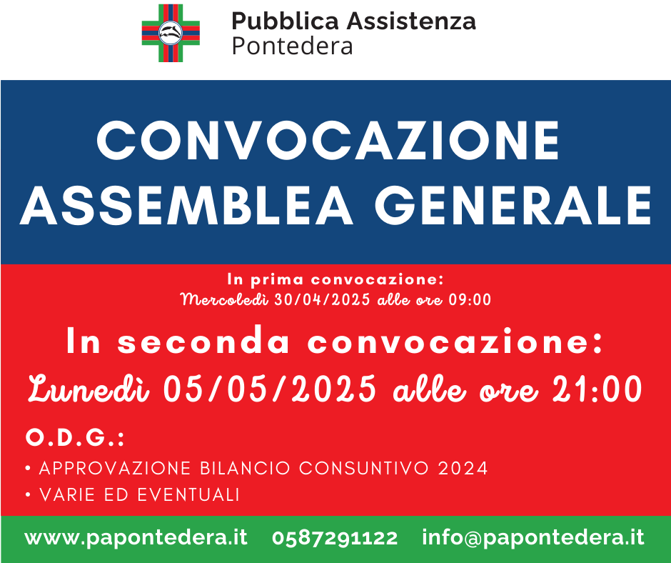 Convocazione Assemblea Generale Soci
